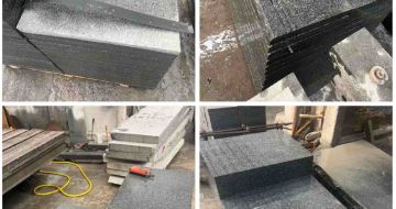 枣庄 芝麻黑地铺石材