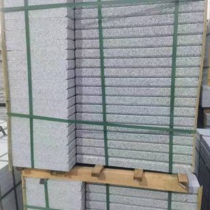 枣庄 5公分芝麻白，倒斜角，室外楼梯踏步