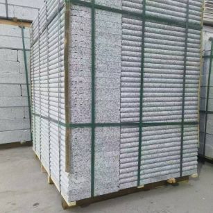 枣庄 芙蓉白3公分厚磨圆边、拉槽，楼梯踏步