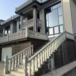 枣庄 芝麻白别墅阳台栏杆，楼梯栏杆