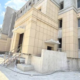 枣庄 黄金麻干挂，工地实拍