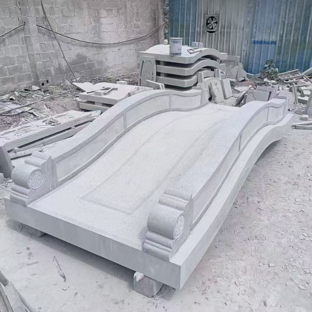 枣庄 芝麻灰花岗岩园林景观 小石桥