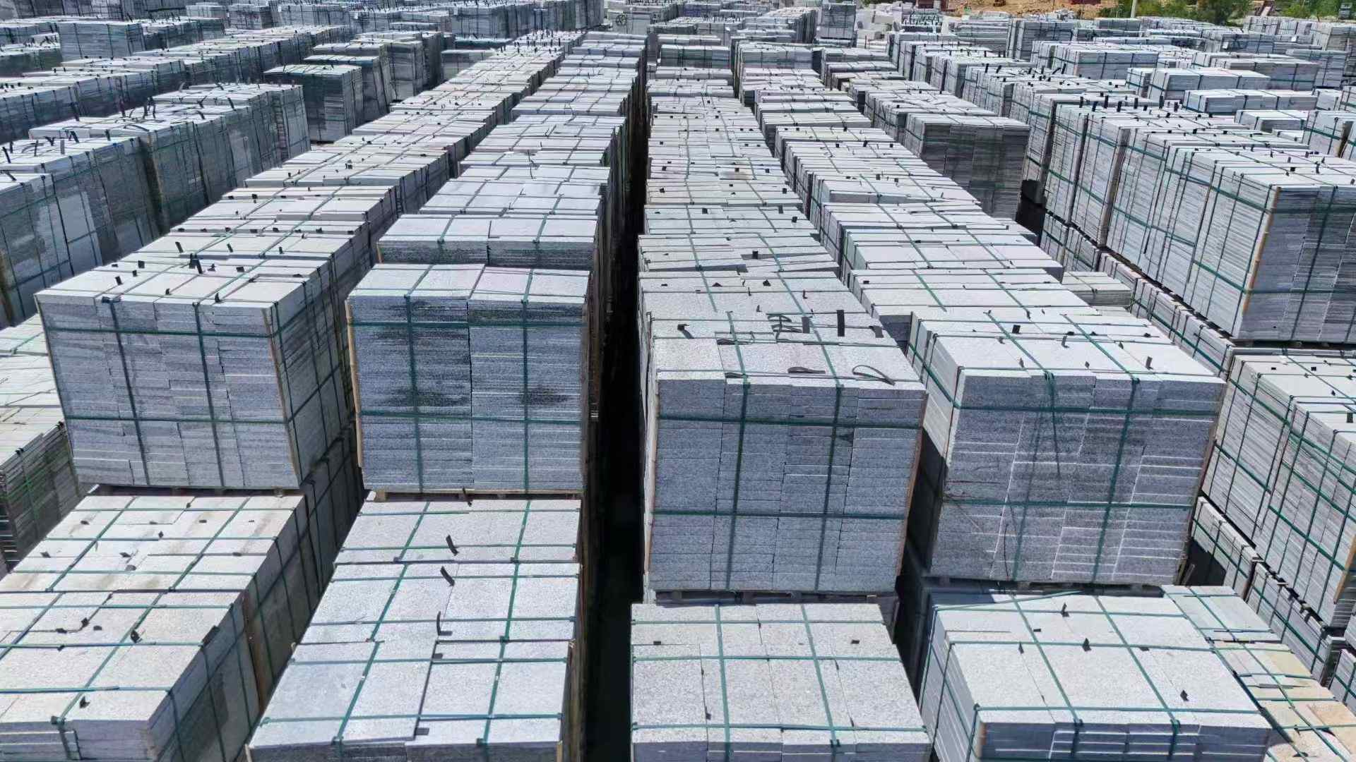 枣庄 芝麻白、芝麻灰、芙蓉白地铺成品，大量现货