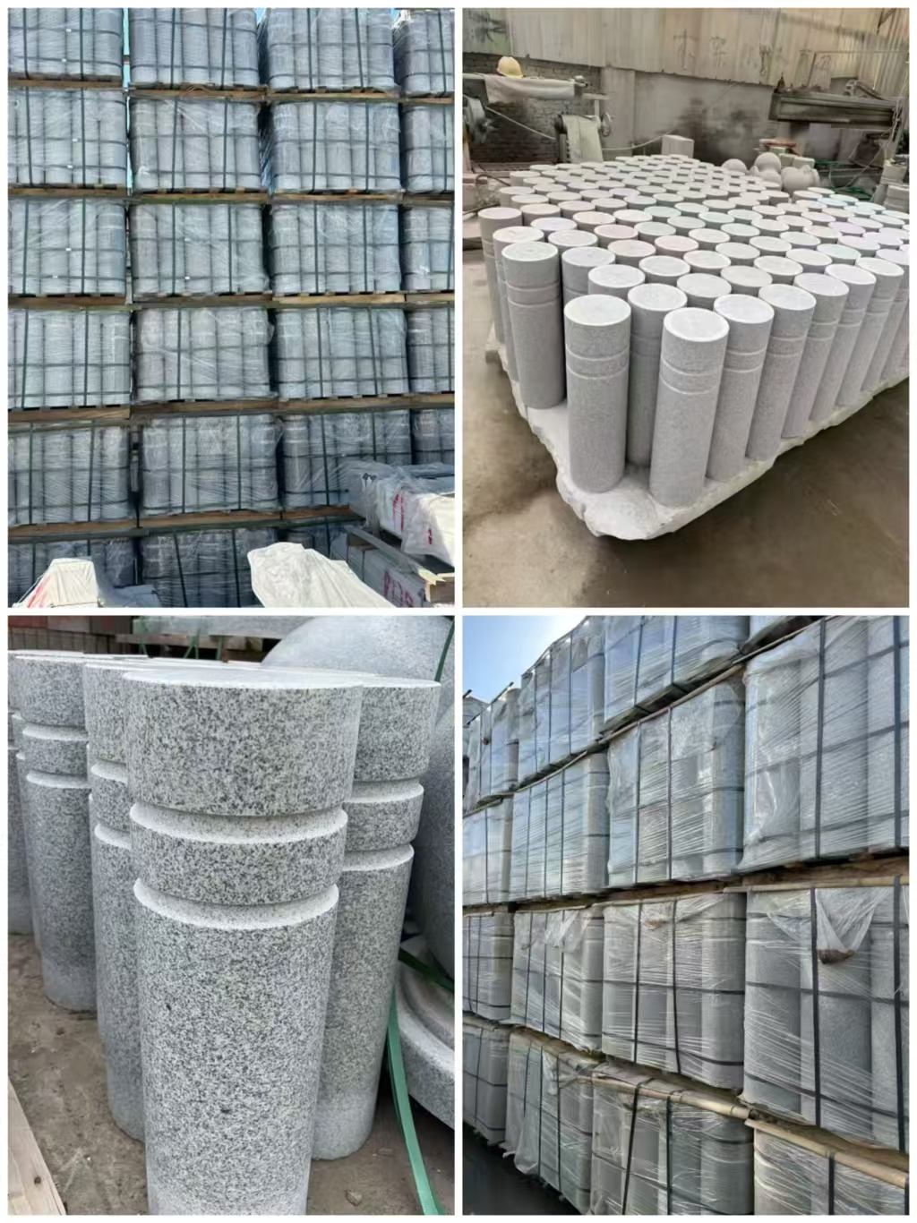 枣庄 芝麻白花岗岩挡车柱、隔离柱多少钱